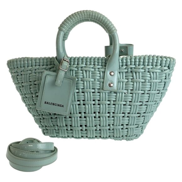 BALENCIAGA Green Tote Bag - Picture 1 of 10